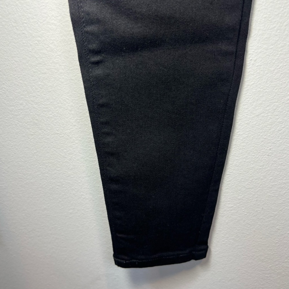 Everlane High Rise Skinny Jeans Black Denim Stretch Classic NEW Women's 23 Tall - Picture 8 of 14